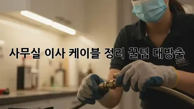 사무실 이사? 케이블 정리 꿀팁 대방출!